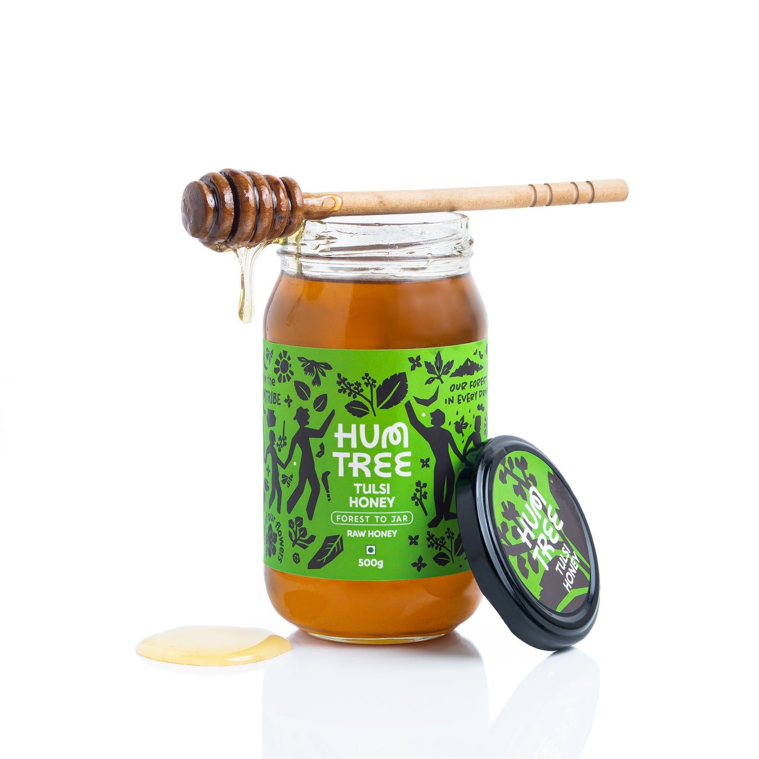 Raw Tulsi Honey (500 G)