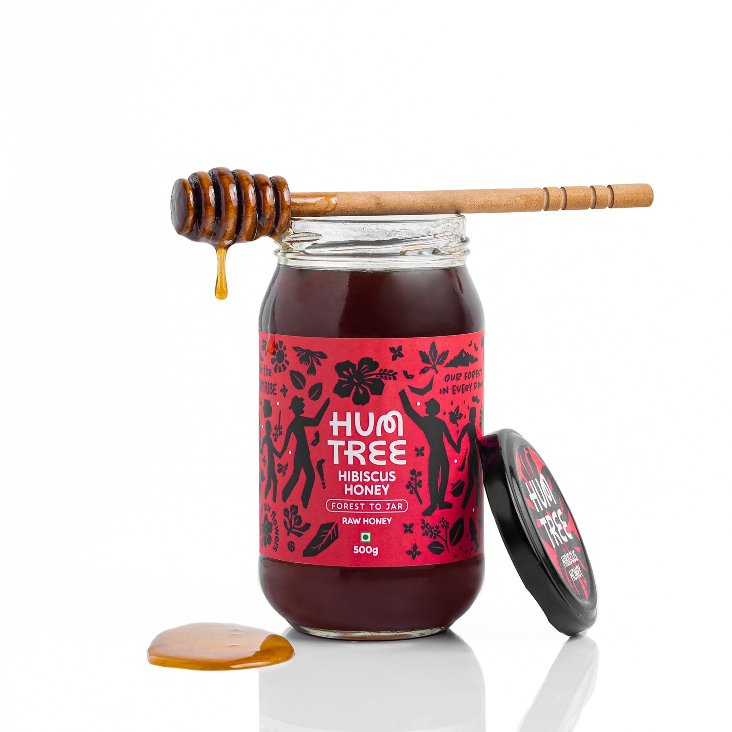 Raw Hibiscus Honey (500 G)