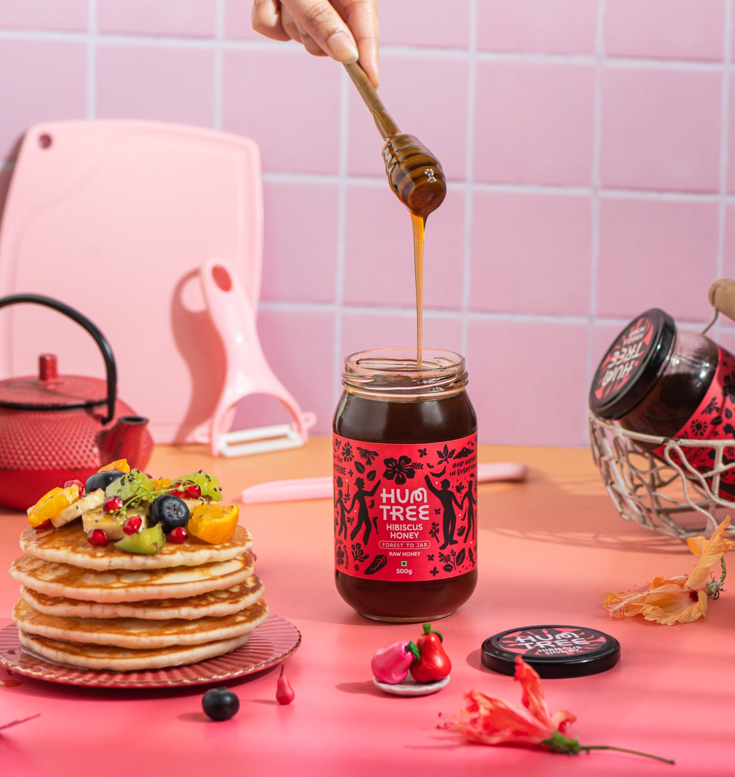 Raw Hibiscus Honey (500 G)