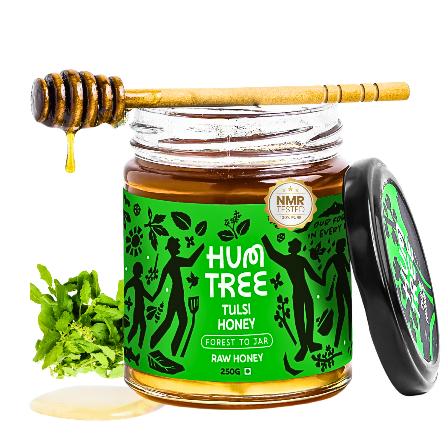 Raw Tulsi Honey (250 G)